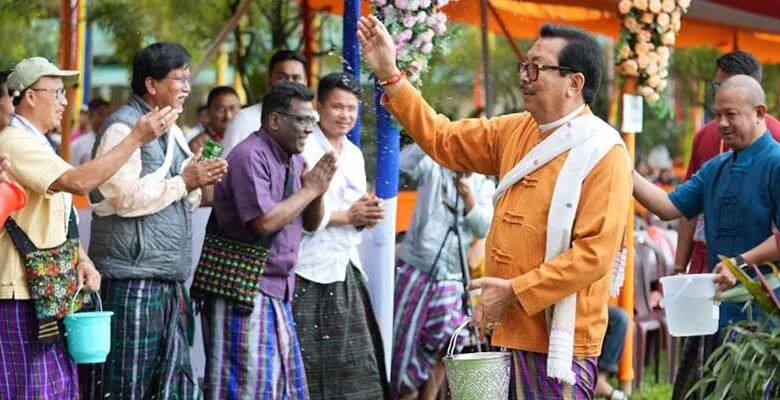 Maha Sangken Festival Celebrated in Namsai