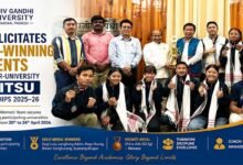 Arunachal: RGU Team Secures 3rd at National Ju-Jitsu Meet