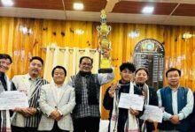 Arunachal: RGU Felicitates Medal Winners in Karate Championships