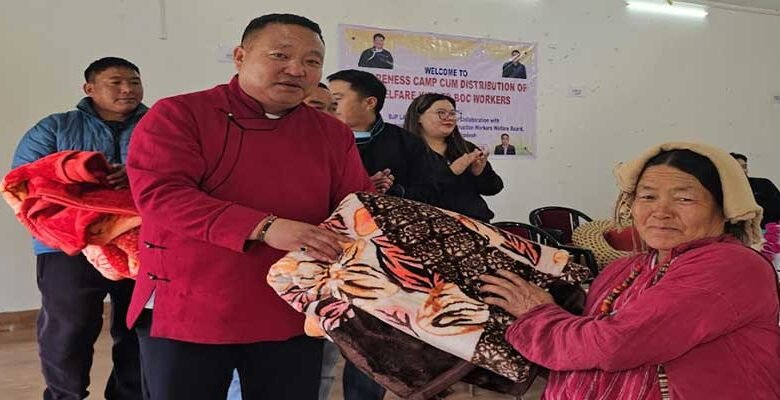 Arunachal: Welfare Camp for Workers Held in Kyidphel