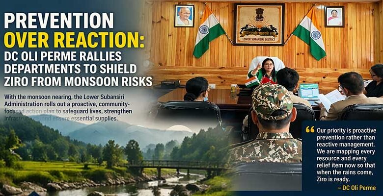 Arunachal: Ziro Prepares for Monsoon with Safety-First Plan