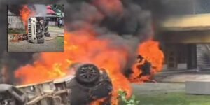 Assam: Violence Erupts at Runikata Forest Office, Vehicles Torched, Police Fire in Air