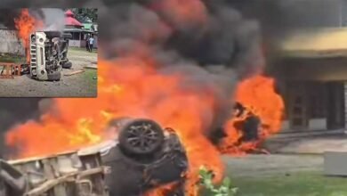 Assam: Violence Erupts at Runikata Forest Office, Vehicles Torched, Police Fire in Air