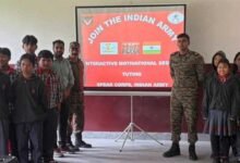 Arunachal: Army Motivates Students in Tuting School Session