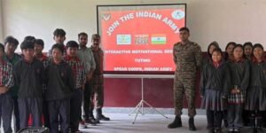 Arunachal: Army Motivates Students in Tuting School Session
