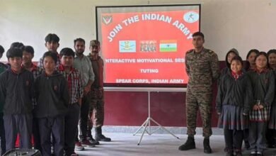 Arunachal: Army Motivates Students in Tuting School Session