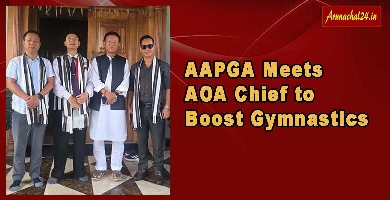 Arunachal: AAPGA Meets AOA Chief to Boost Gymnastics