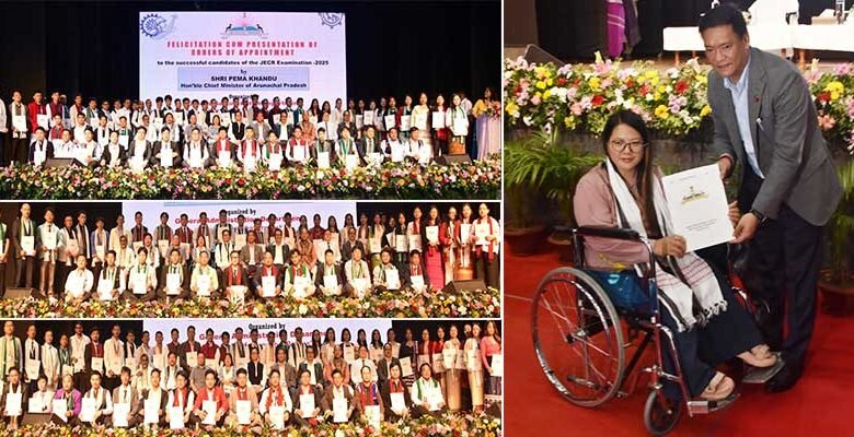 Arunachal CM Pema Khandu Hands Over Appointment Orders to 404 Junior Engineers