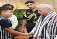 Arunachal Governor Interacts with Sainik School Qualifiers from Kurung Kumey