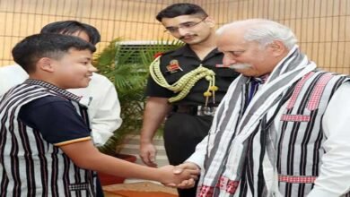 Arunachal Governor Interacts with Sainik School Qualifiers from Kurung Kumey