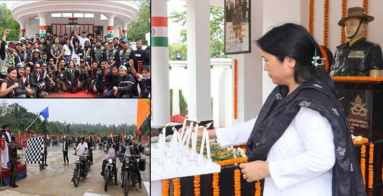 Assam Rifles Organises Bike Rally, Cultural Evening to Honour Hav Hangpan Dada
