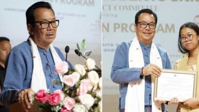 Chowna Mein Felicitates Meritorious Students, Emphasises Education and Cultural Preservation
