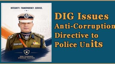 Arunachal: DIG Issues Anti-Corruption Directive to Police Units