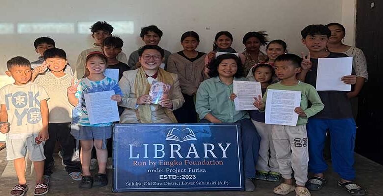 Arunachal: Eingko Foundation Organises Story Reading Session for Children in Ziro