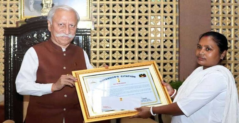 Governor Honours Lok Bhavan Staffer for Preventing Major Fire Mishap