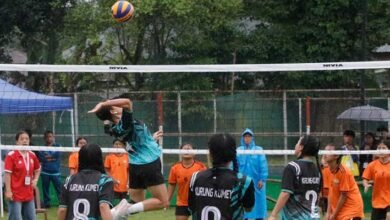 Hangpan Dada Memorial Trophy Witnesses Intense Football and Volleyball Action on Day-2