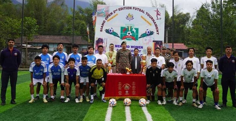 Indian Army Concludes Second Edition of Siang Futsal Tournament in Tuting