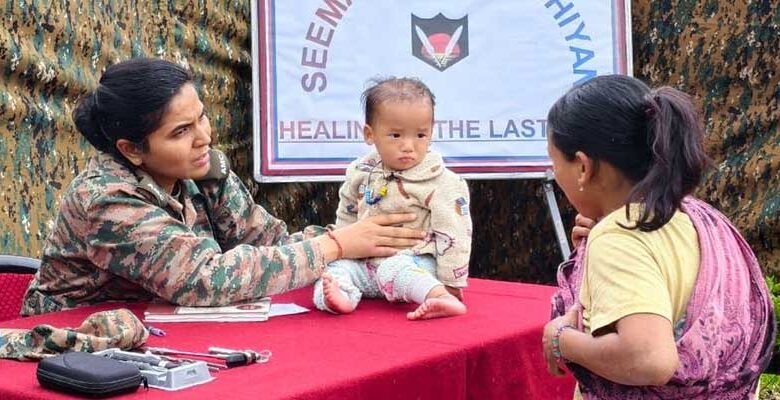 Arunachal: Indian Army Holds Medical Camp in Singa Village