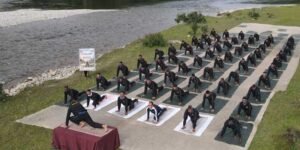 Indian Army Conducts Yoga Sessions in Menchuka and Manigong Ahead of International Yoga Day