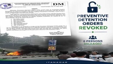 Itanagar DM Revokes Preventive Detention Orders After Bandh Call Withdrawn