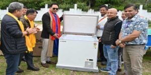 MLA Tseten Chombay Flags Off Refrigerated Fish Transport Vehicle
