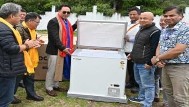 MLA Tseten Chombay Flags Off Refrigerated Fish Transport Vehicle