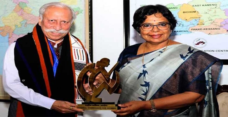 NCW Chairperson Vijaya Rahatkar Calls on Arunachal Governor KT Parnaik