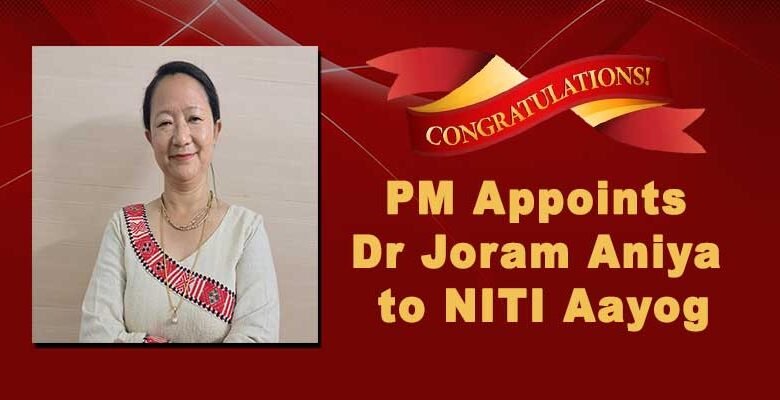 PM Appoints Dr Joram Aniya to NITI Aayog
