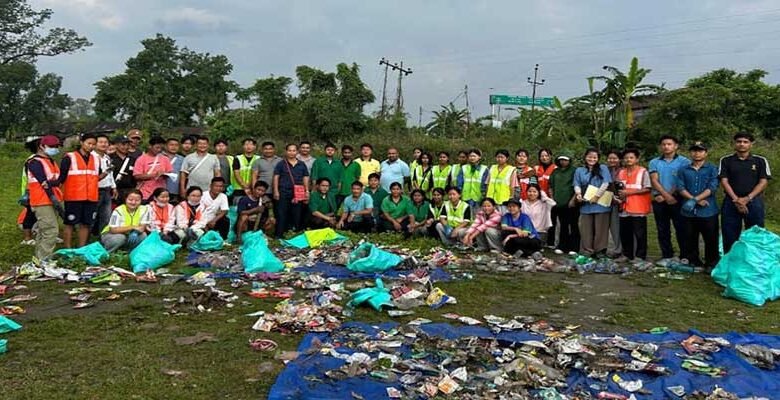 Arunachal: Tezu Hosts Himalayan Cleanup 2026 Drive, Over 40 Kg Plastic Waste Collected
