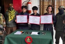 Arunachal: Three NSCN-K Militants Held in Tirap