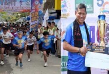 Arunachal: APSTS Golden Jubilee Marathon Promotes Road Safety Awareness in Khonsa