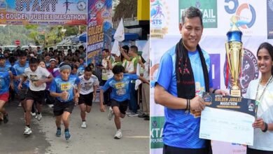 Arunachal: APSTS Golden Jubilee Marathon Promotes Road Safety Awareness in Khonsa