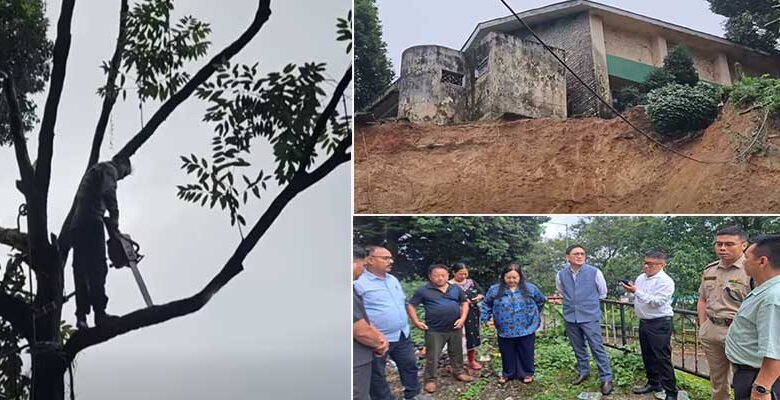 Itanagar Administration Issues Evacuation Notices to Residents Near Siddhartha Vihar Hall Following Landslide Risk