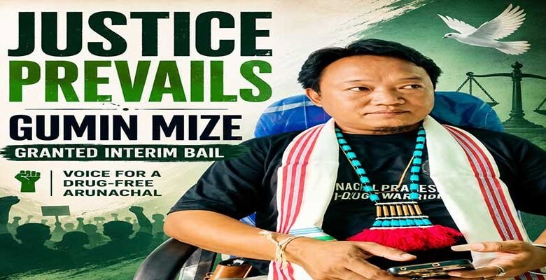 Assam Court Grants Interim Bail to Anti-Drug Activist Gumin Mize Amid Public Outcry