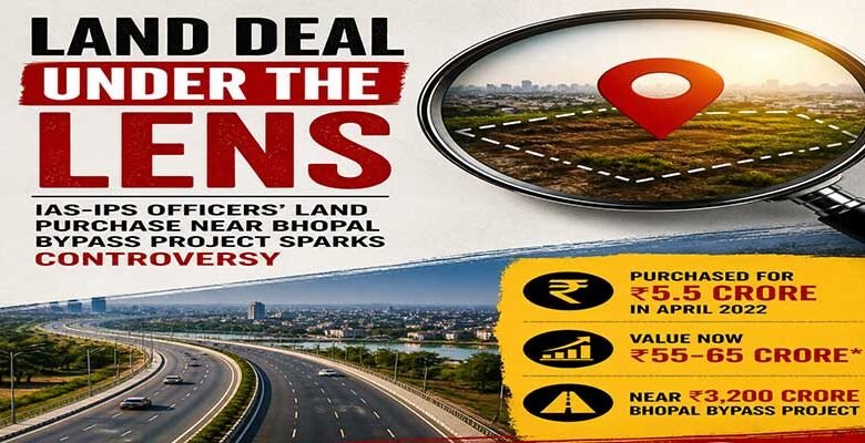IAS-IPS Land Deal Near Bhopal Bypass Sparks Row
