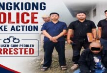 Yingkiong Police Arrest Alleged Drug User-Cum-Peddler Under NDPS Act