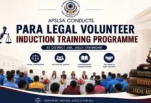 APSLSA Conducts Para Legal Volunteer Induction Training at Jully Dist Jail