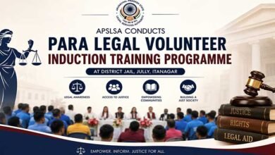 APSLSA Conducts Para Legal Volunteer Induction Training at Jully Dist Jail