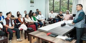 APU Mass Communication Students Meet Mizoram IPR Minister During Aizawl Media Tour