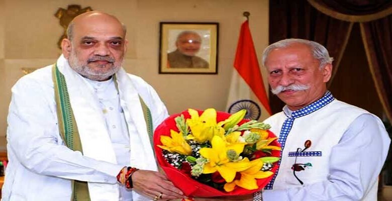 Arunachal Governor KT Parnaik Meets Amit Shah, Discusses Border Security and Drug Trafficking