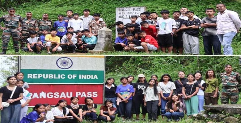 Assam Rifles Public School Students visit Pangsau Pass