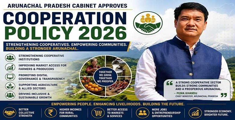 Arunachal Cabinet Approves Cooperation Policy 2026 to Strengthen Rural Economy