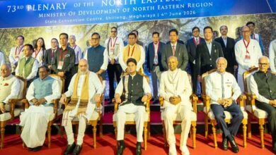 Governor Parnaik Highlights Arunachal’s Development Journey at NEC, Discusses Connectivity with Eastern Air Command