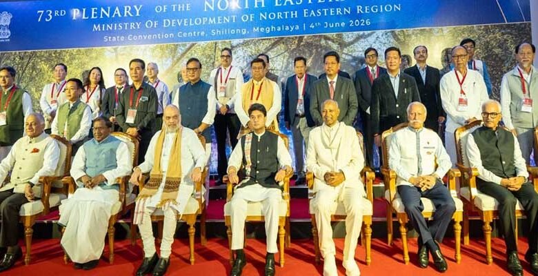 Governor Parnaik Highlights Arunachal’s Development Journey at NEC, Discusses Connectivity with Eastern Air Command