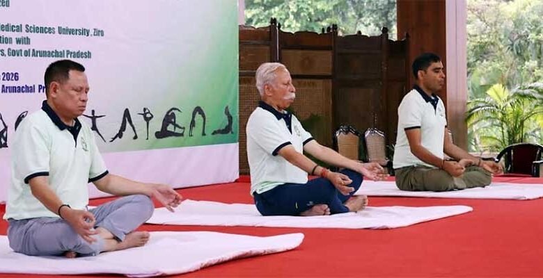 International Day of Yoga Celebrated Across Arunachal Pradesh with Widespread Participation