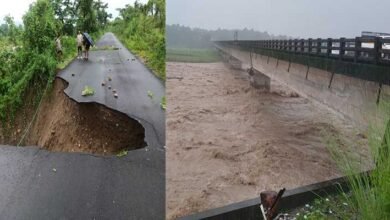 Incessant Rain Wreaks Havoc in East Siang; Roads, Bridges and Homes Damaged