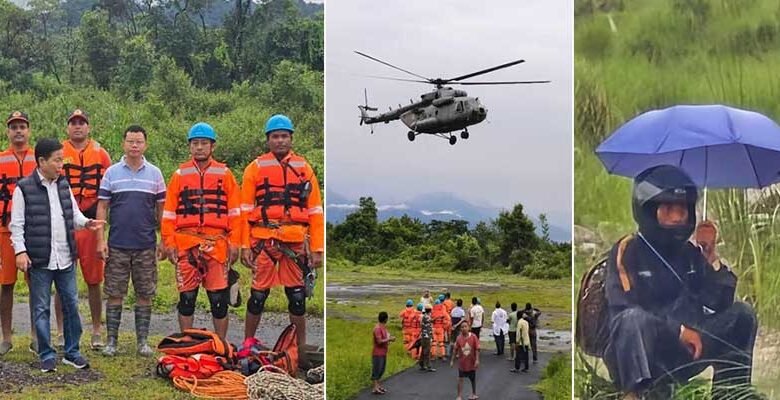Arunachal: Massive Rescue Operation Saves Four Stranded Fishermen in Dambuk