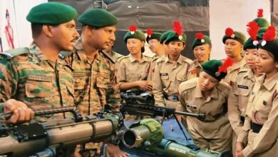 NCC Cadets Witness Modern Military Equipment Display at NERIST