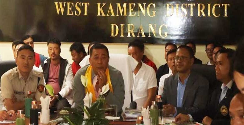 Phurpa Tsering Calls for Transparent Beneficiary Selection at Dirang Review Meeting