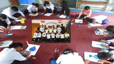 Poster-Making Competition Highlights Green Future Message in Arunachal's Tuting